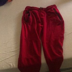 Red sweatpants/joggers